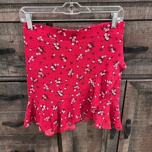 Miss Selfridge patterned mini skirt